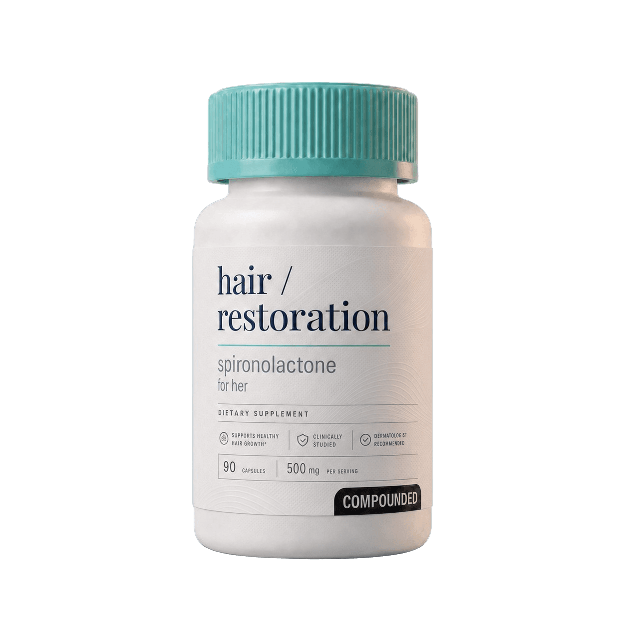 Spironolactone hair restoration product